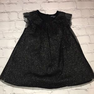 Baby gap black sparkly dress. Sz 18-24mths. Gently used